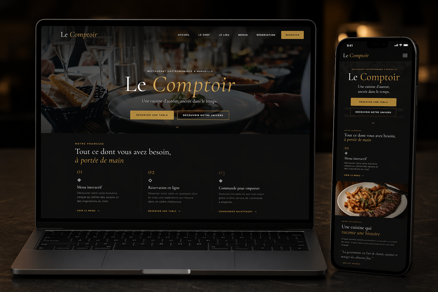Le Comptoir — Restaurant Gastronomique