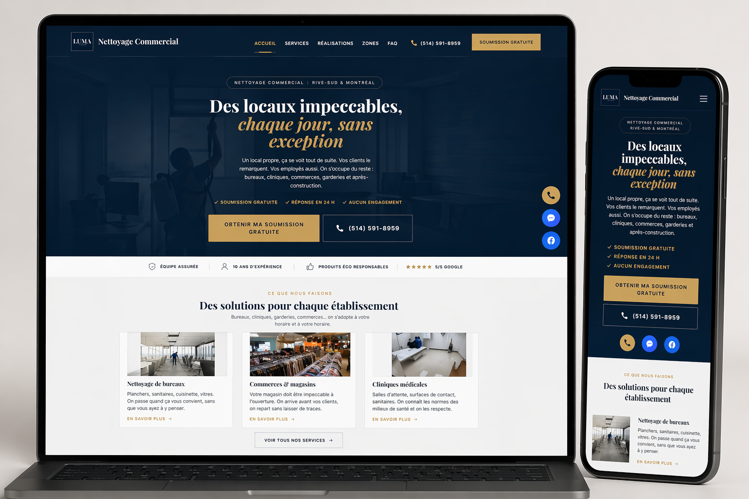 Luma Nettoyage Commercial
