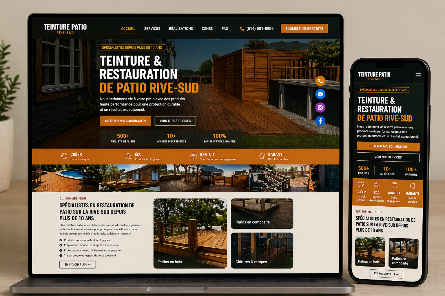 TREMP — Teinture & Restauration de Patio